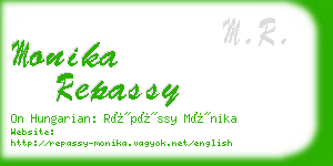 monika repassy business card